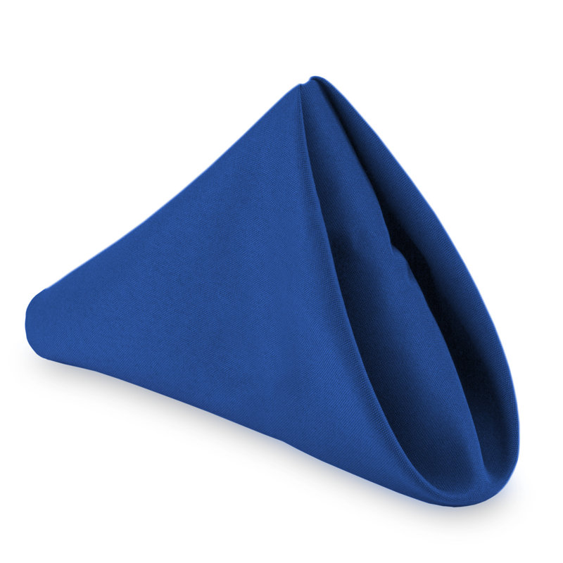 Polyester Square Napkin, Royal Blue