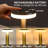Xeni LED Portable Metal Table Lamp Rechargeable Battery 3-Levels Brightness Night Light-1964599766