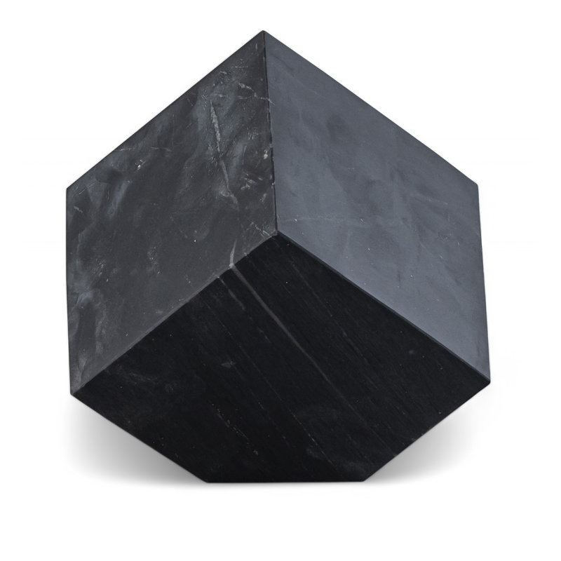 Block Marble Abstract Figurines & Sculptures, Black