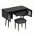 Elegant Vanity Makeup Table & Chair Set-1275040871