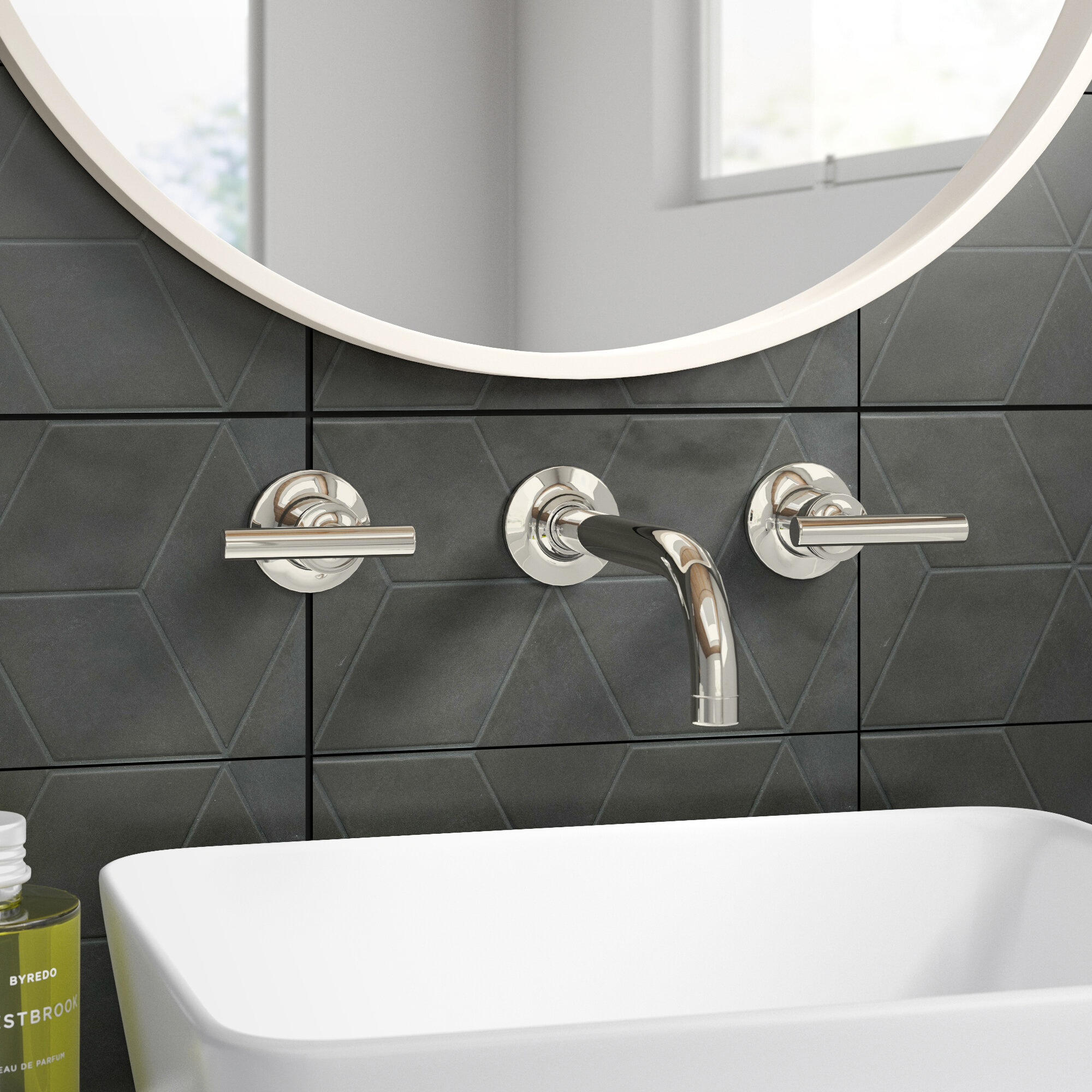 K-T14414-4-SN Kohler Purist® Wall Mounted Bathroom Faucet  Reviews  Wayfair