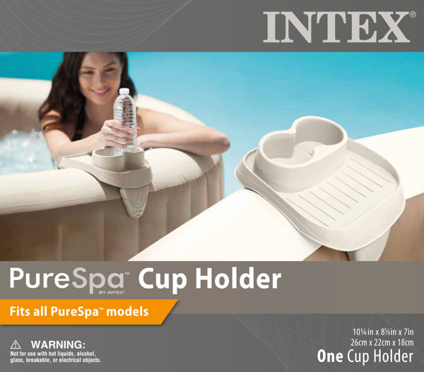 Intex Spa Maintenance Kit, Cup Pack) Wayfair Spa & holder (2 Reviews & Tray | Headrest Inflatable 