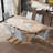 Rectangle Pedestal Dining Set-470387549-470387543