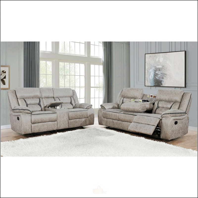 Ensemble de salon 2 pièces Taupe