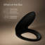 Cachet Quiet-Close with Quick-Attach Hinges and Grip-Tight Elongated Toilet Seat-197957341-197957343