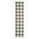 Tereon Checkered Machine Made Power Loom Polypropylene Plastic Indoor/Outdoor Area Rug in Green