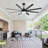 Jamii-Leigh 65/72/84 inch Large Indoor/Covered Outdoor Modern Ceiling Fan with Led Lights and Remote, 6-Speed, Reversible Quiet DC Motor, Timer, 8-ABS-Blade-538237090-539539264-548189007