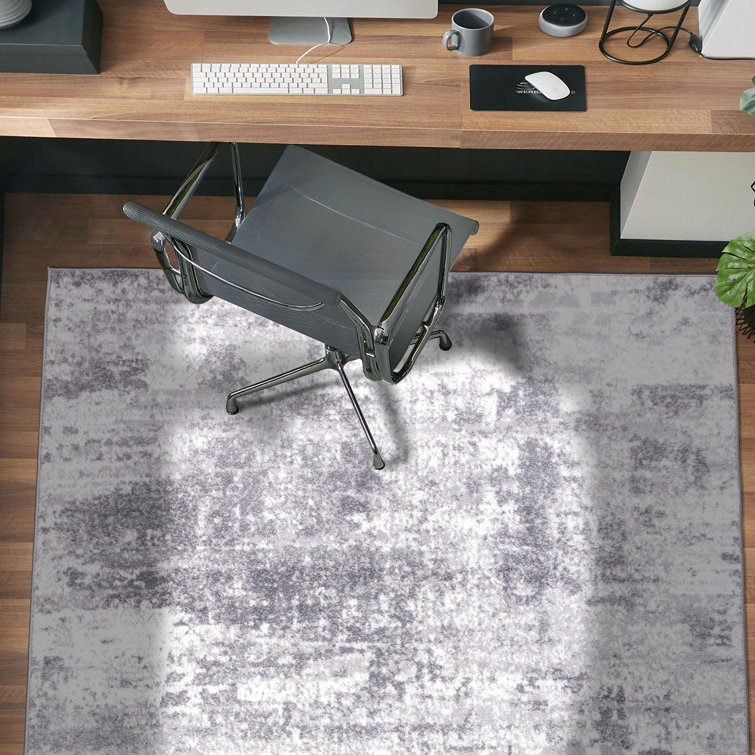 Nirvan Industrial Abstract Indoor Area Rug Gray/ivory - Captiv8e