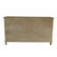 63" Modern 4-Door Hollow-Carved Sideboard and Buffets, Storage Cabinet with Solid Wood Legs&Shelves