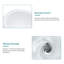 Bathroom Semi-Recessed Vessel Sink Ceramic Above Counter Basin Sink-124176887-124176884-118434222