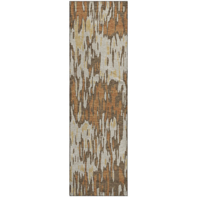 Premium Machine Washable Jahnke AMF986 Stripes Rug