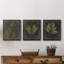 «Luminous Bay I», ensemble de 3 peintures sur toile encadrées-14108002-14108005