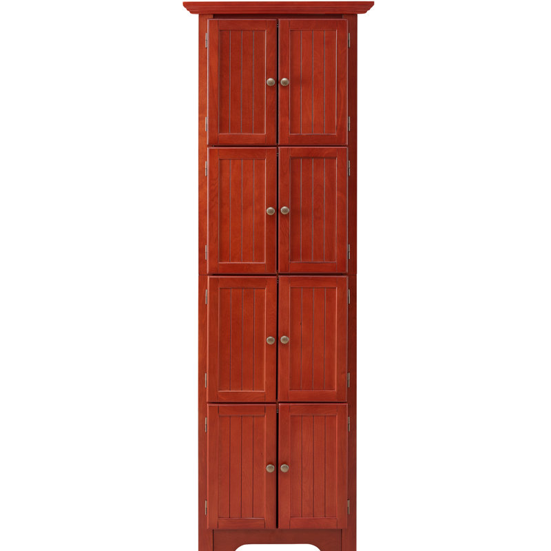 4 unités de rangement avec 8 portes pour l'armoire de coin et la salle de bain