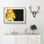 A Beautiful Yellow Flower - Single Picture Frame Painting on MDF-56627945-56627950