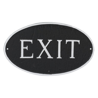 Weather Resistant Metal Garden Plaque