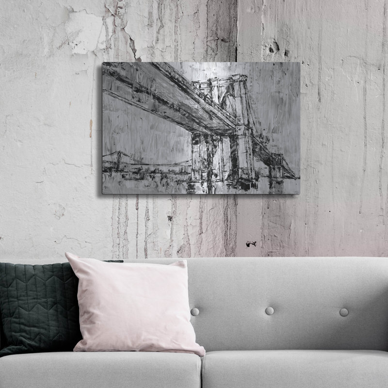«Iconic Suspension Bridge II» par Ethan Harper, H 24 po x l 36 po
