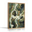 Ensemble de 1 tableau abstrait sur toile représentant un paysage-130922054-130922055