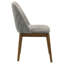 Chaise d'appoint de salle à manger Franklin (gris) (ensemble de 2)