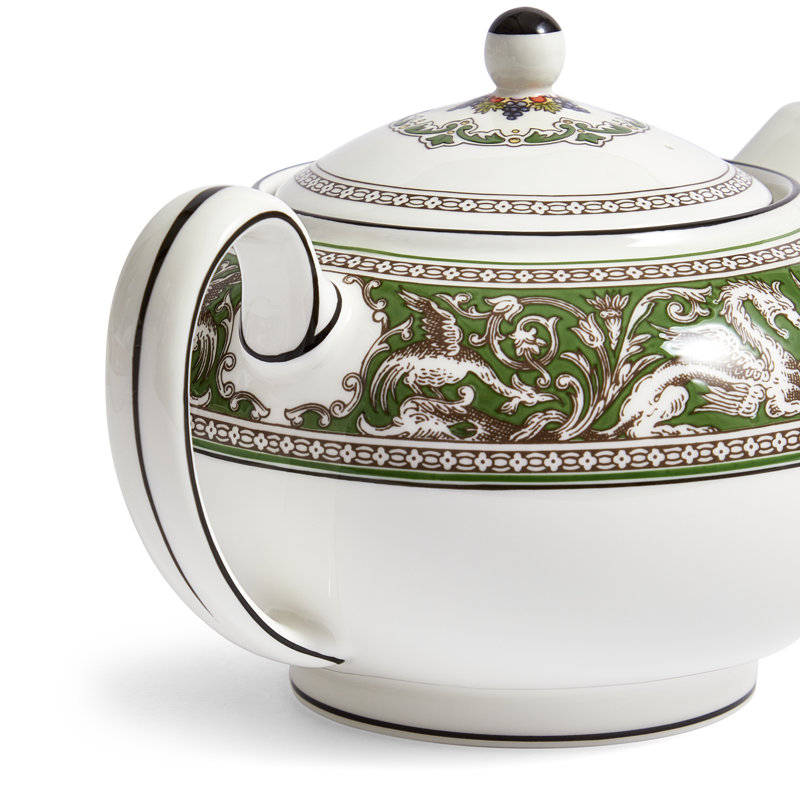 Florentine Colours Teapot 27floz, Green