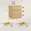 40cm W Manufactured Wood Bedside Table-744106918