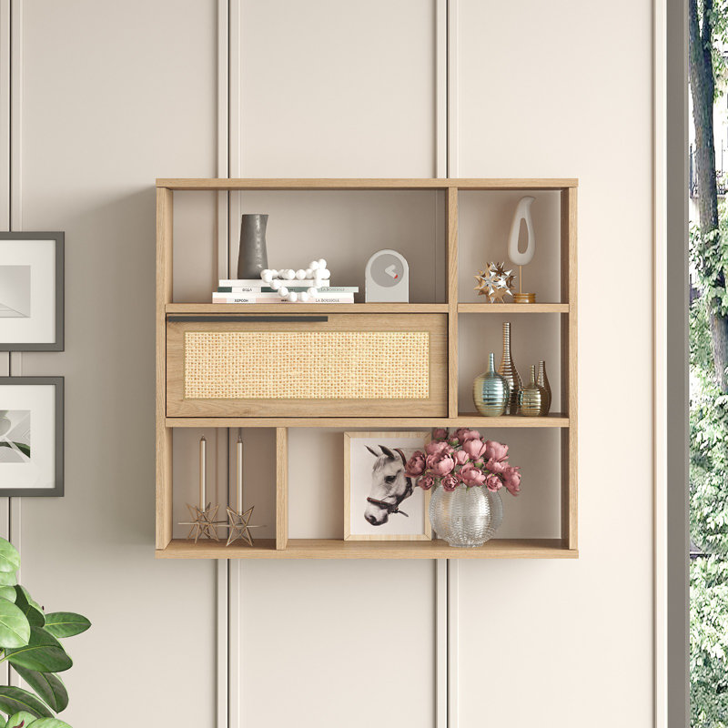 Locelso Floating Shelf, Natural