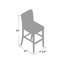Tabouret de bar et de comptoir Halijaide-372182752