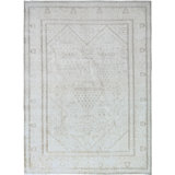 High-Quality Hand-Knotted Ivory Area Rug