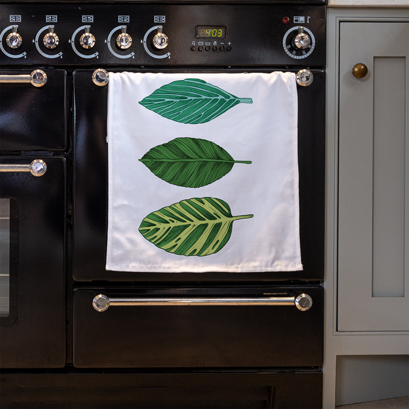 Draycen Floral Waffle Tea Towel Kitchen Towel