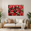 Art mural rouge en forme de fruit pastèque-5331637
