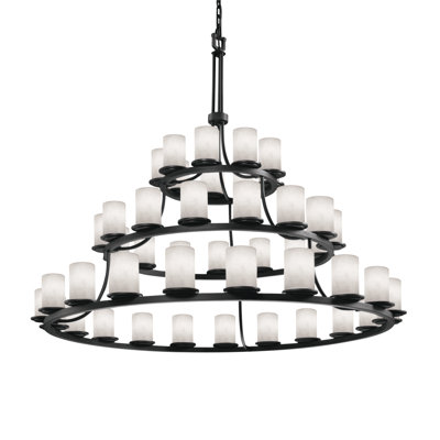 Clouds™ 45 - Light Dimmable Tiered Chandelier