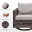 Chaise de patio avec coussins Nazime Ekon-392684567