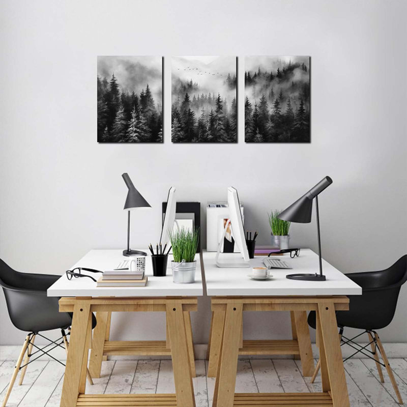 3 Piece Wrapped Canvas Wall Art, 40 cm H x 30 cm W