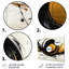Cercle abstrait en noir et or II - ensemble de reproductions d'art abstrait-107213248-107213247