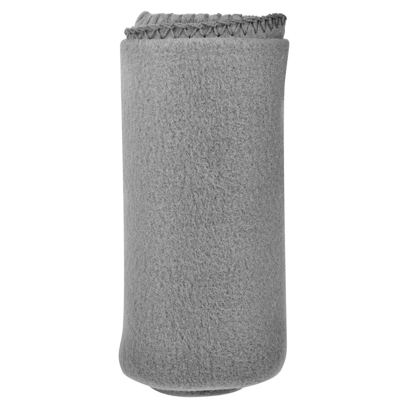 Jeté polaire 50 po x 60 po, Gris