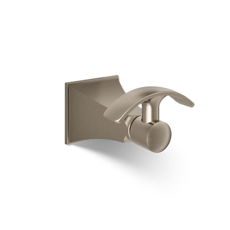 Memoirs Wall Mounted Robe Hook, Vibrant Brushed Nickel