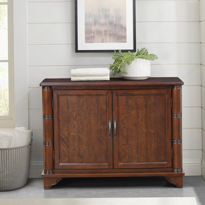 Retro Style Console Table With Adjustable And Removable Storage Shelves, Ideal For Entryway, Living Room, And Various Home Decor Needs by Latitude Run
