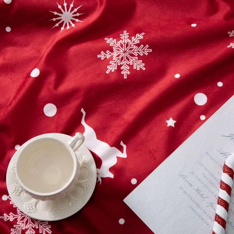Jeté en flanelle Christmas, L 60 po x L 80 po