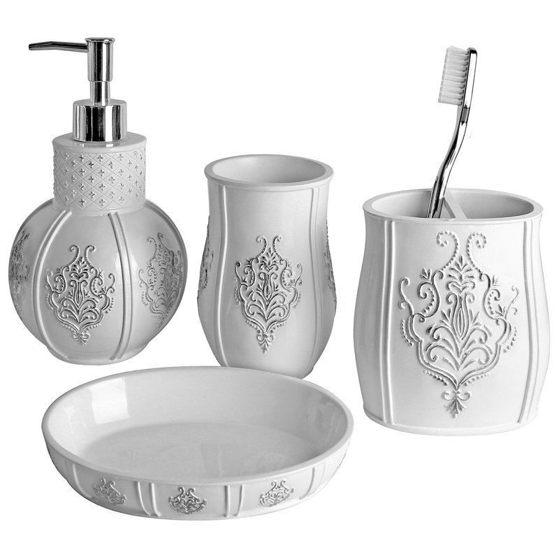 Brushed Nickel Bathroom Accessory Set