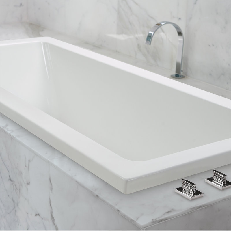 Baignoire tourbillon 71,625 po MTI Solutions 2, Blanc, Encastré