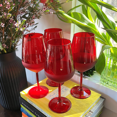 Dipped Wine Glasses
