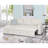 Naara Sectional Sleeper Couch with Storage Pull Out White Couch Bed, Reversible Sleeper Sofa Couch-78546628