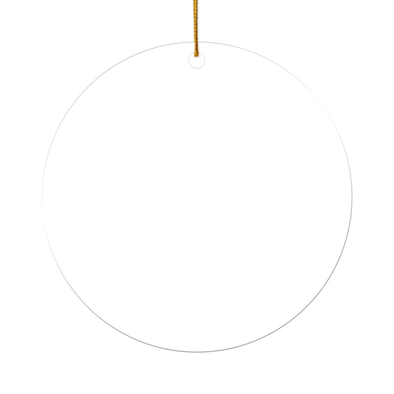 Ornement en acrylique personnalisé