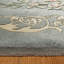 Tapis oriental oriental oriental bleu clair en laine noué à la main-116476160