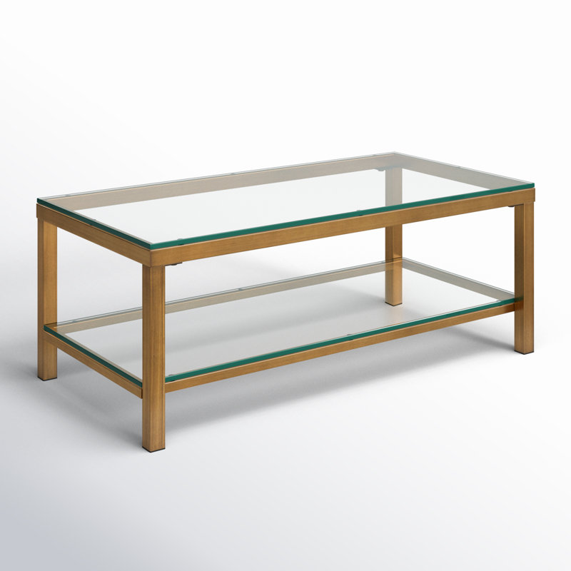 Sawin Glass Top Single Coffee Table