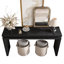 Console Farmhouse - Table d'entrée en bois rétro avec suspension à double panneau