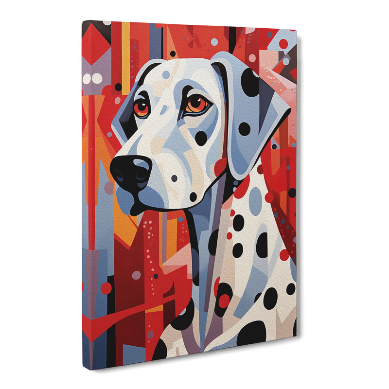Dalmation Constructivism No.2 - Wrapped Canvas, 60cm H x 40cm W x 3cm D