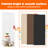  80"H 3Lite Waterproof White Primed Solid Core Composite MDF Wood Sliding Barn Door With Hardware Kit-118643957