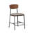 Bridgestone Upholstered Counter Stool with Metal Frame-1482371583