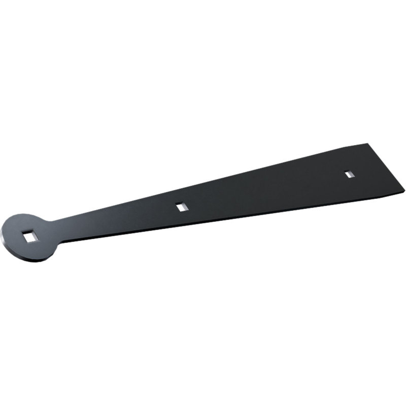 Plaque arrière SteelTek (vendue par paire), H 1 po x l 12,125 po x P 1,75 po