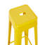 Tabouret à hauteur de comptoir 24 po, tabourets de bar en métal sans dossier, ensemble de 4, non empilable, amovible et facile à assembler, conception peu encombrante pour îlot de cuisine / bar / café / salle à manger-591688198-591688211-591688222